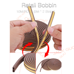 D Loại Tự Dính Bọt Con Dấu Băng Cửa Sổ Cửa Thời Tiết Con Dấu Cho Âm Thanh Bằng Chứng Bọt Cửa Weatherstripping Cửa Băng Con Dấu Dải - Product Image 5