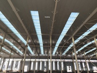 Tôle de toiture ondulée en fibre de verre FRP transparente à haute résistance avec couleurs personnalisées disponibles