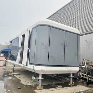 Casa Móvil de Dos Pisos con Estructura de Acero y Placas de Aluminio, Tipo Cápsula Espacial, Cabaña, Contenedor - Product Image 1