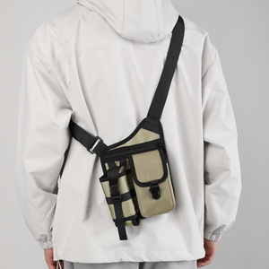 Bolso de Pecho de Nailon Multifuncional para Viajes al Aire Libre, Diseño de Bandolera de un Solo Hombro, Estilo Moderno para Comercio Exterior - Product Image 6