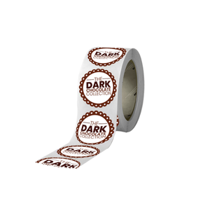 Venta al por mayor de lujo corrugado logotipo personalizado pegatina - Product Image 3