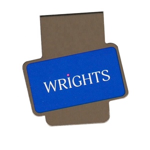 Vente en gros de billets pliants en acier inoxydable avec logo <span class=keywords><strong>personnalisé</strong></span> bon marché trombone <span class=keywords><strong>marque</strong></span>-<span class=keywords><strong>page</strong></span> en métal gravé idée cadeau d'affaires de mode - Product Image 4