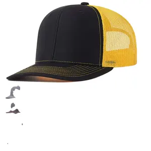 High quality Custom embroidery logo Richardson 112 Gorras Mesh Blank Snapback Plain Mesh Trucker hats sports caps