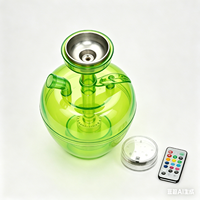Chicha portable en acrylique Apple, incassable, avec lumière LED télécommandée, idéale pour les fêtes en extérieur et les cadeaux – Meilleures ventes