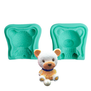 3D Bear Silicone Mold For Cake Fondant DIY Baking Decorative Molding Tool - Product Image 2