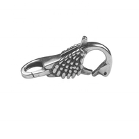Vente en gros de fermoirs en argent sterling à double extrémité personnalisés Accessoires de bricolage pour bracelets Colliers de perles Recherche de bijoux de printemps