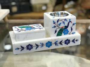 ชุดเตาเผากำยานอินเดียหินอ่อนลายหินอ่อนธรรมชาติ ขายส่ง ยอดนิยม กลิ่นหอม เป็นมิตรกับสิ่งแวดล้อม ทนทาน - Product Image 2