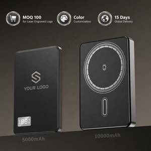 Batería <span class=keywords><strong>Externa</strong></span> Portátil Inalámbrica Ultra Delgada de 5000mAh/10000mAh con Carga Rápida de 22.5W, Power Bank Magnético de Fábrica - Product Image 4