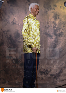 Statua in Cera di Silicone a Grandezza Naturale di Mandela, <span class=keywords><strong>Politico</strong></span> Africano, Realizzata su Misura - Product Image 2
