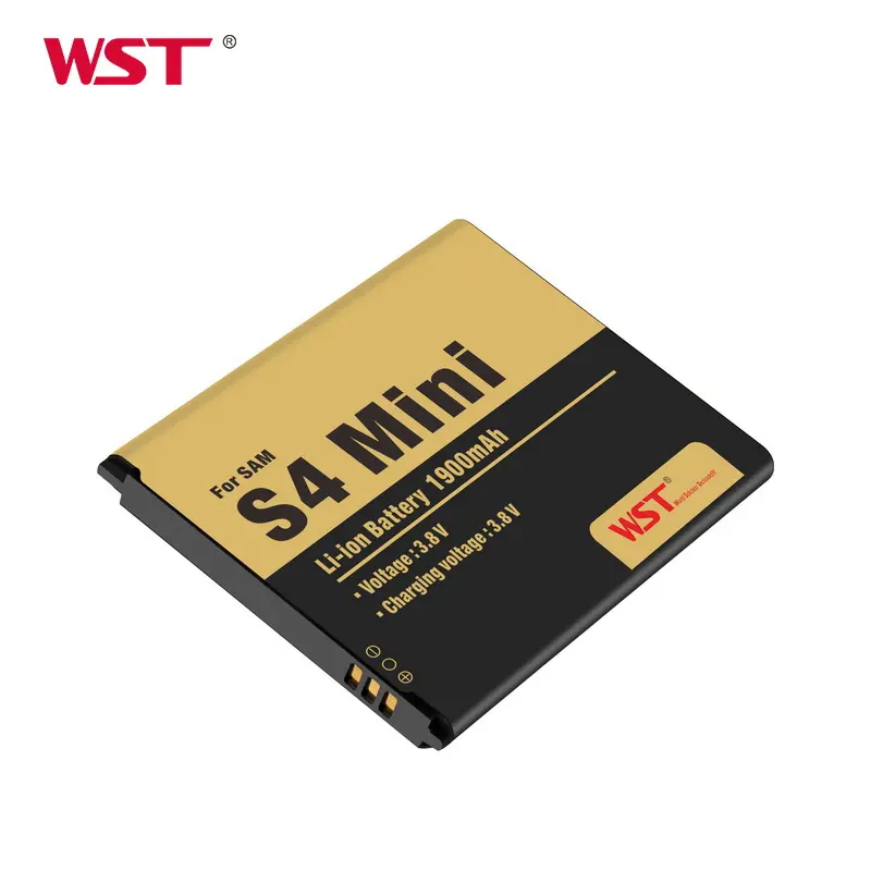 WST Factory Li-ion Rechargeable 1900mah battery samsung s4 mini mobile phone