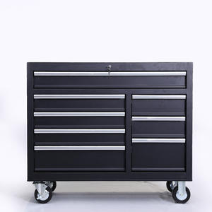 أدوات إصلاح السيارات الثقيلة مع خزانة أدوات بقفل ، ورشة عمل من الدرجة الصناعية ، رف مواد لولبي متنقل ، عربة صغيرة - Product Image 6