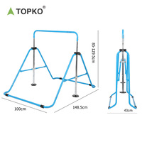 Barres de traction réglables TOPKO pour usage domestique, barres horizontales intérieures pour enfants, barres de gymnastique portables pliables, barres de fitness