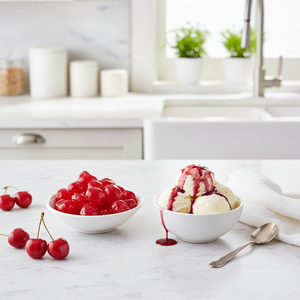 Vente en gros de cerises rouges et vertes glacées de haute qualité, casher, en sirop pour la pâtisserie, en seaux de 5 kg - Product Image 4