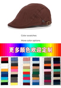 Cappello berretto in cotone piatto personalizzato per uomo berretto Cabbie ivy cappelli peaky blinders Cap - Product Image 6