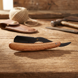 MORGANS INDUSTRIES Stainless Steel Handle Folding Knife Stainless Steel <b>Blade</b> Outdoor Use <b>Single</b> <b>Blade</b> <b>Razor</b> Style Male - Product Image 1