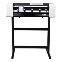 720 mm double tête PVC autocollant papier HTV cercle vinyle fabricant Contour fonction graphique traceur Machine de découpe