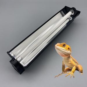 T5 <span class=keywords><strong>UVB</strong></span> Tube Luminaire 8W/24W/39W Éclairage Fluorescent pour Reptiles Pet <span class=keywords><strong>UVB</strong></span> <span class=keywords><strong>Support</strong></span> de <span class=keywords><strong>Lampe</strong></span> avec Kit en Aluminium - Product Image 2