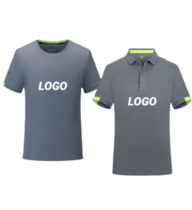 Polo de vêtements de travail à séchage rapide et à manches courtes vêtements de travail avec logo personnalisé chemise publicitaire broderie d'impression de T-shirt - Product Image 1
