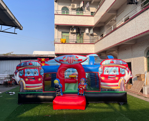 Castillo Inflable para Niños Pequeños <span class=keywords><strong>Rescue</strong></span> <span class=keywords><strong>Squad</strong></span>, Área de Juegos Inflable para Niños Pequeños, Castillo Hinchable para Diversión - Product Image 1