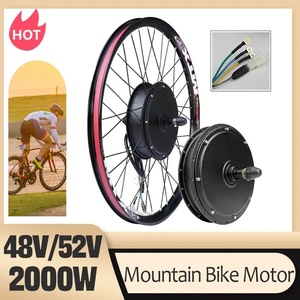 Moteur de moyeu <span class=keywords><strong>avant</strong></span> de vélo électrique MTX 48V/52V 2000W 700c <span class=keywords><strong>roue</strong></span> rotative sans engrenage sans balais étanche batterie au Lithium - Product Image 3