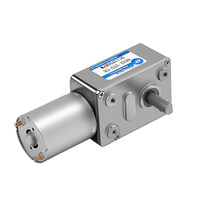 Motor DC Mini JGY-370 12V/24V Brush Carbon 4632 Worm Geared 370 Motor RPM Rendah 6-210 Pengontrol Perahu Peralatan Rumah Tangga Kipas