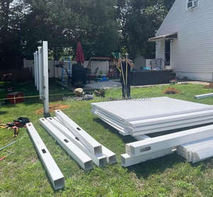 Preuve UV 6 * 8ft couleur blanche plastique PVC vinyle panneau bon marché panneaux de clôture de confidentialité - Product Image 5