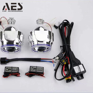 Máy Chiếu Bixenon <span class=keywords><strong>HID</strong></span> Ống Kính AES G5C H1 Với Đôi Mắt Thiên Thần <span class=keywords><strong>H</strong></span>ào Quang Kép Cho <span class=keywords><strong>H</strong></span>ệ Thống Chiếu Sáng Tự Động <span class=keywords><strong>Xenon</strong></span> <span class=keywords><strong>H4</strong></span> - Product Image 3