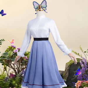 Disfraz de <span class=keywords><strong>Cosplay</strong></span> de Anime Demon Slayer <span class=keywords><strong>Kochou</strong></span> Kanae, Estilo Lolita con Vestido de Mariposa, para Fiestas de <span class=keywords><strong>Cosplay</strong></span>, Superventas - Product Image 3