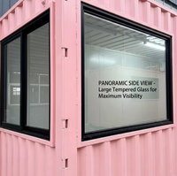 Conteneur en panneaux sandwich en acier personnalisé, écologique, respirant, extensible et durable pour les cafés, restaurants, bars et food trucks