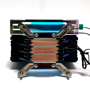 QiuzAim RGB CPU Cooler 6 Heat Pipes 120mm PWM Fan 160W TDP 20dB ARGB Sync Universal <b>Bracket</b> for LGA Processors Processors - Product Image 3