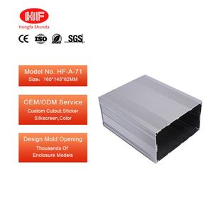 Aluminum IP54 Powder Coated Electronics Accessories Project Box Manufacturer Custom Smart Control Panel Amplifier Case - Product Image 1