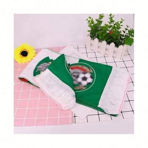 Bufandas de Spandex Personalizadas al por Mayor, Económicas, de Doble Cara, con Logotipo Publicitario, para Clubes de Fútbol y Selecciones Nacionales - Product Image 5