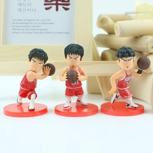5 pièces/ensemble Anime <span class=keywords><strong>Slam</strong></span> <span class=keywords><strong>Dunk</strong></span> figurines Kaede Rukawa <span class=keywords><strong>Sakuragi</strong></span> Hanamichi Collection PVC figurine - Product Image 6