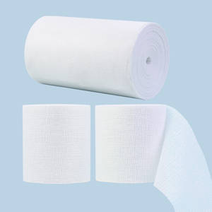 Pansement en <span class=keywords><strong>gaze</strong></span> 100% <span class=keywords><strong>coton</strong></span>, 4 plis, non stérile, pour plaies, premiers secours, <span class=keywords><strong>gaze</strong></span> chirurgicale absorbante - Product Image 4