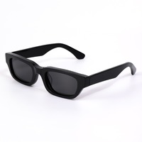 Lunettes de soleil vintage étroites 2506, logo de marque personnalisé, lunettes de créateur pour hommes et femmes, Gafas De Sol, lunettes de soleil rectangulaires en acétate tendance