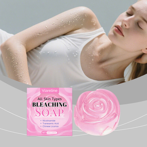 Jabón Facial de Rosas, <span class=keywords><strong>Espuma</strong></span> Limpiadora Facial, Blanqueador, Nutritivo, Hidratante, Antiacné, Jabón Corporal para Baño - Product Image 5