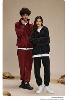 Sudaderas con Capucha Extra Grandes de 360 GSM con Cierre y Logotipo Personalizado, de Alta Calidad, Lavadas y Teñidas con Cera, Estilo Vintage para Hombre y Mujer