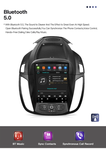 Autoradio Android pour <span class=keywords><strong>Ford</strong></span> Kuga 2 <span class=keywords><strong>C</strong></span>-<span class=keywords><strong>max</strong></span> Escape 3 2013-2020 Écran Tesla Navigation Lecteur CarPlay Auto Multimédia BT 2 Din - Product Image 2