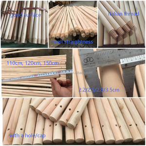 Manches de <span class=keywords><strong>balai</strong></span> en bois de qualité économique de Chine vers l'Amérique du Sud et l'Afrique - Product Image 2