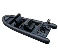 Bateau pneumatique semi-rigide CE 23 pieds RIB 700 Hypalon/PVC avec coque en aluminium à vendre