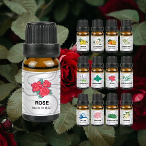 Aceites privados de masaje de rosa de menta laebl para spa aceite esencial de vainilla Aceite Corporal de Romero de masaje de árbol de té puro - Product Image 2