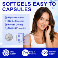 Compléments alimentaires pour la beauté de la peau et des cheveux en gros sous marque privée, 120 capsules, OEM, végétariens, capsules de peptides de cuivre GHK-Cu avec biotine