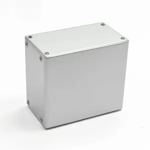 Custom Steel Stainless Aluminum Sheet Metal Bending and Laser Cutting Services Sealed Metal Enclosure Box