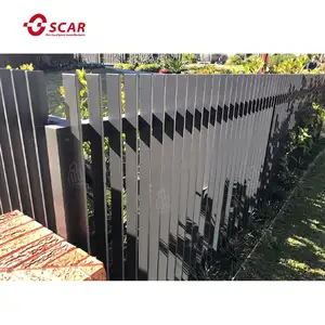 Commercio all'ingrosso OEM materiale anticorrosivo lega di alluminio sicurezza recinzioni agricole a buon mercato recinzione in stile europeo in vendita