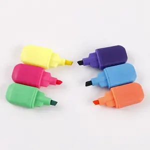 2024 new bright color and large capacity visual note-taking hand ledger graffiti writing multifunctional mini highlighter