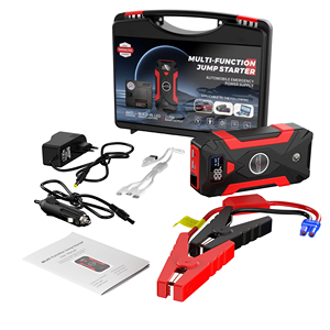 Démarreur <span class=keywords><strong>de</strong></span> voiture et moto 2000A 45W avec compresseur d'air, gonfleur <span class=keywords><strong>de</strong></span> pneus, écran numérique, lampe torche LED, booster <span class=keywords><strong>de</strong></span> batterie portable - Product Image 2