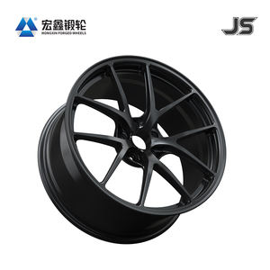 Hongxin कस्टम 18-24 इंच 5x11 2/5x130 जाली एल्यूमीनियम मिश्र धातु मैट ब्लैक वन-पीस व्हील संशोधन के लिए उपयुक्त - Product Image 2