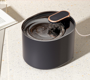 2024 nouveaux produits d'alimentation pour animaux de compagnie <span class=keywords><strong>chien</strong></span> chat fontaine d'eau intelligente pour animaux de compagnie distributeur d'eau distributeur automatique en acier inoxydable bol d'alimentation pour animaux de compagnie - Product Image 2