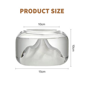 Mini Pecera de Cristal para Peces Beta, Pecera de Cristal para Peces Dorados - Product Image 3