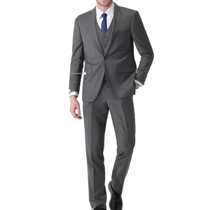 Trajes de boda slim fit para hombre, trajes de 3 piezas en material de alta calidad, pantalón formal liso de gran venta para hombre. - Product Image 2